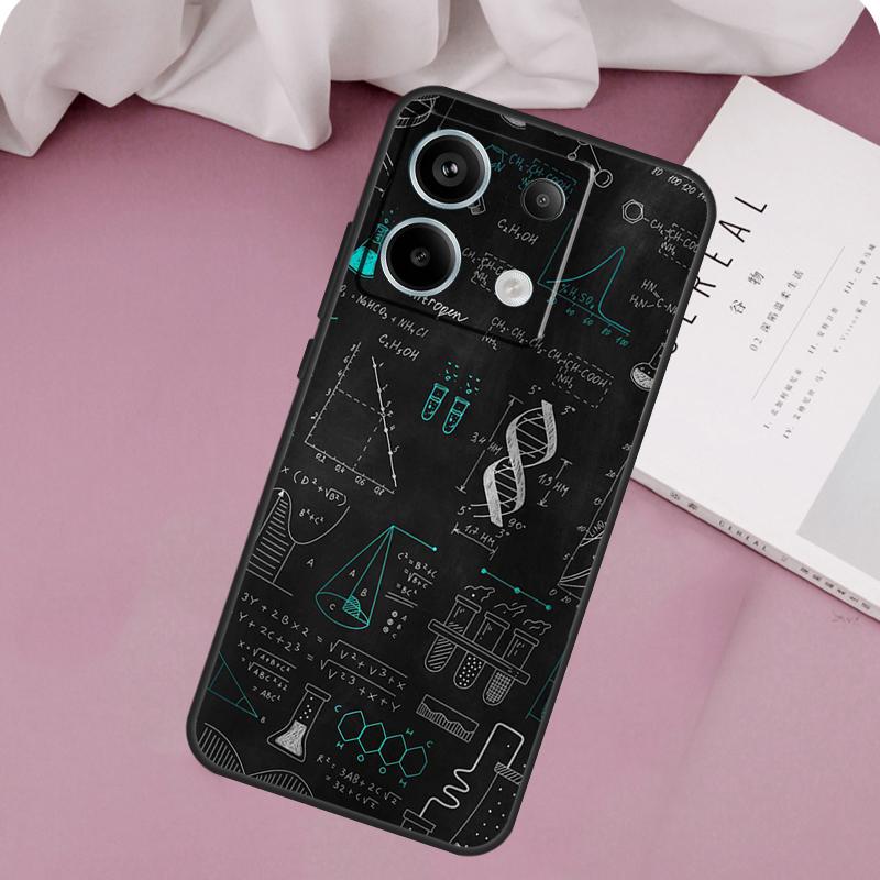 Наука Биология Химия Чехол Для Redmi Note 13 Pro 9 10 11 12 Pro Plus 9S 10S 11S 12S Крышка Для Redmi 12C 10C 13C