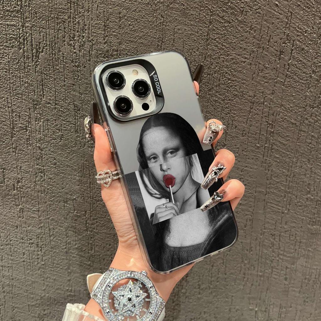 Арт Эстетика Чехол для телефона Мона Лиза Для iPhone 17 Air 16e 15 14 13 12 11 Pro Max Plus Mini SE2020 2022 Чехол