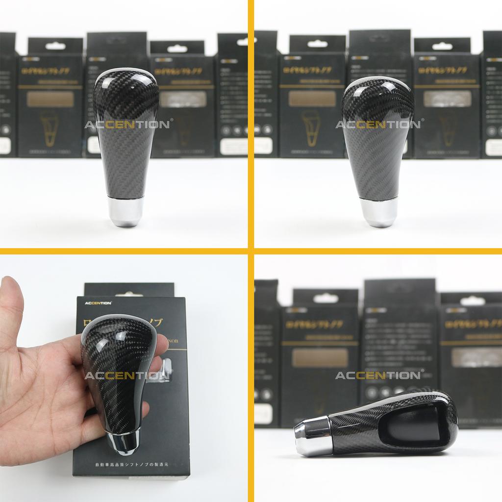 Leather Carbon Fiber Gear Shift Knob For NISSAN TEANA 2.5 J32 2008 2009 2010 2011 2012 MURANO Z51 2008-2011 MAXIMA A35 2008-2011