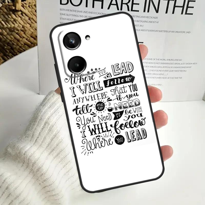 Чехол с цитатами из сериала «Девочки Гилмор» для Realme C55 C53 C51 C35 C33 C30 C67 C21Y C25s C15 9 10 12 11 Pro Plus GT Neo5