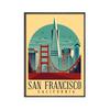 Nordic Vintage Travel City Poster San Francisco Rome Sydney India Morocco Landscape Art Картина на холсте Настенные картины Декор