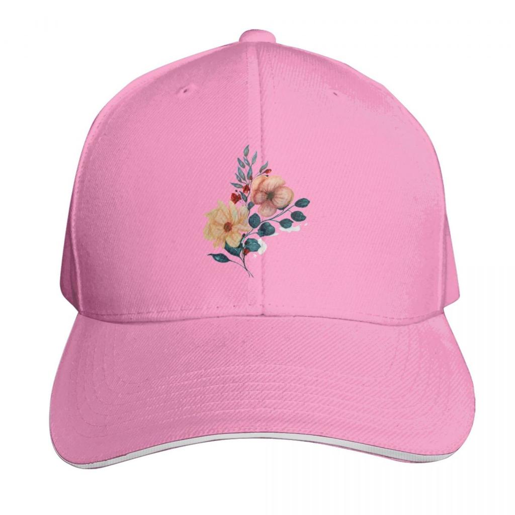 Vintage Florals Baseball Cap Beach fishing hat Winter hat Snap Back Hat Unisexs Hats Womens