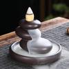 Backflow Incense Burner Stone Rockery, Antique Ceramic Incense Burner Incense Ware, New Home Indoor Return Incense Burner