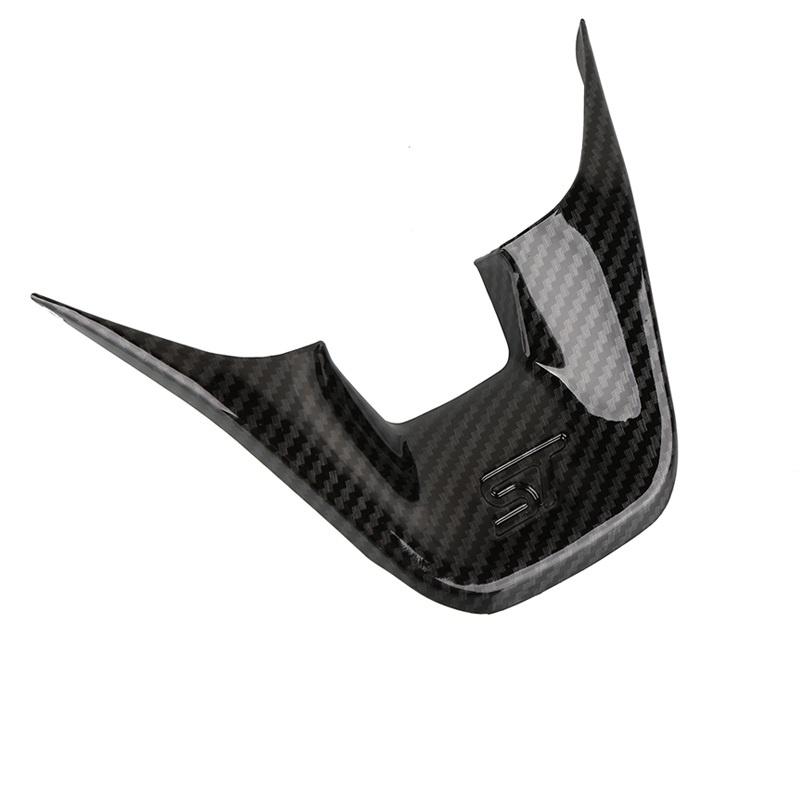 Для Focus 2018 2019 аксессуары для стайлинга автомобилей ABS углеродное волокно рулевое колесо кнопка рамка крышка чехол отделка наклейка