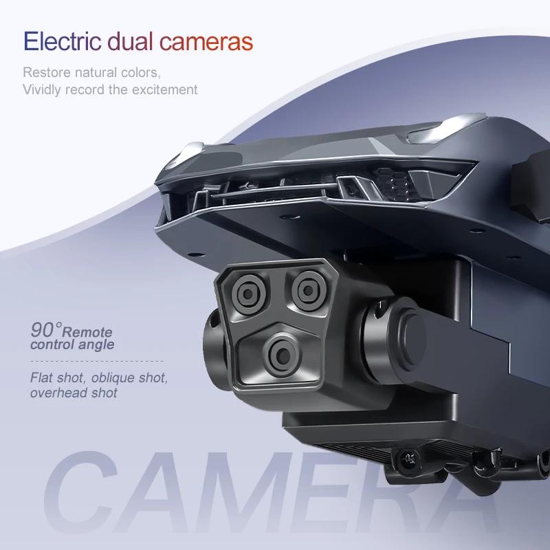 2024 New D11 Drone  HD Dual Professional Wifi FPV Obstacle Avoidance Folding Quadcopter Gradient Flowing Lights Toy RC