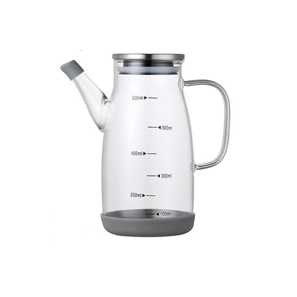Leakproof Olive Oil Dispenser Large Capacity Glass Oil Cruet Container Vinegar Jug  Seasoning