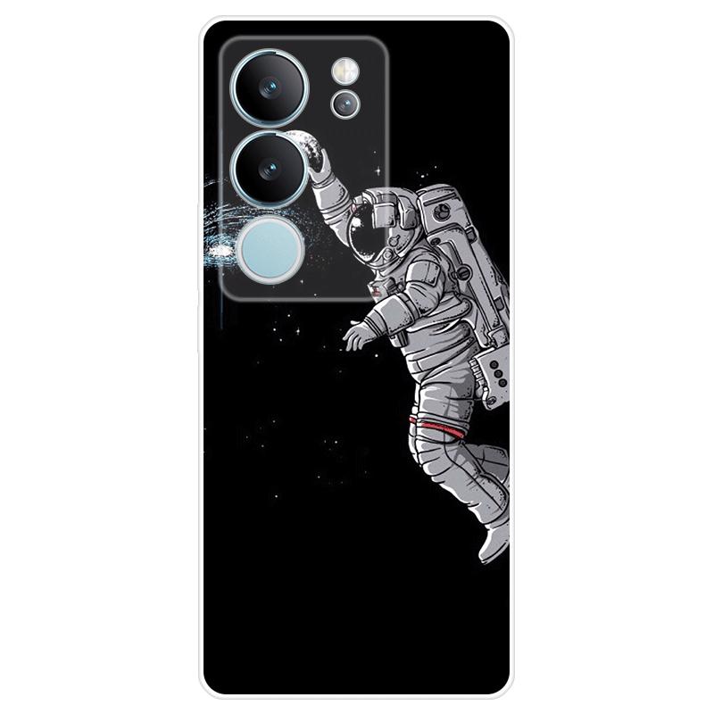 Для Vivo V29 Корпус Окрашенная задняя крышка из ТПУ Vivo V29 Мягкий силиконовый чехол