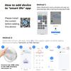 Многофункциональный умный датчик температуры и влажности WiFi APP Удаленный монитор для умного дома Умная жизнь Работает с Alexa Google Assistant Цифровой дисплей