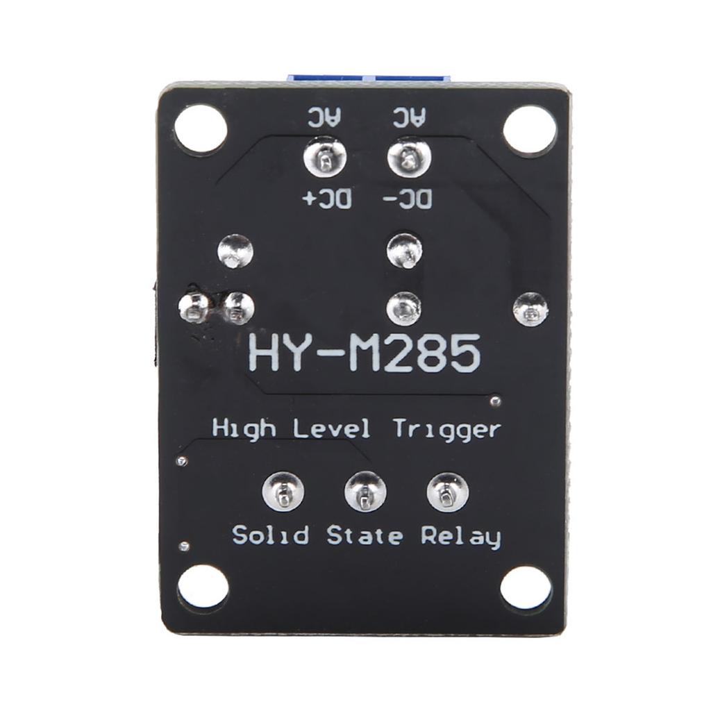 DC 5 12V 1-Channel High Level Trigger Solid State Relay Module 250VAC 2A Output with Fuse 12V