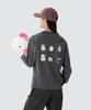 SNOWPEAK APPAREL [Snowpeak X Hello Kitty] Пигментная женская футболка с длинным рукавом (S26Fwftl85) Древесный уголь