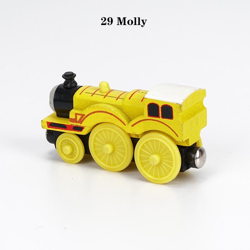 Набор железнодорожных дорожек Томаса и его друзей, игрушка Джеймс Дьюк Петси Генри, поезда из сплава, карета из деревянного сплава, магнитная модель, детская развивающая игрушка