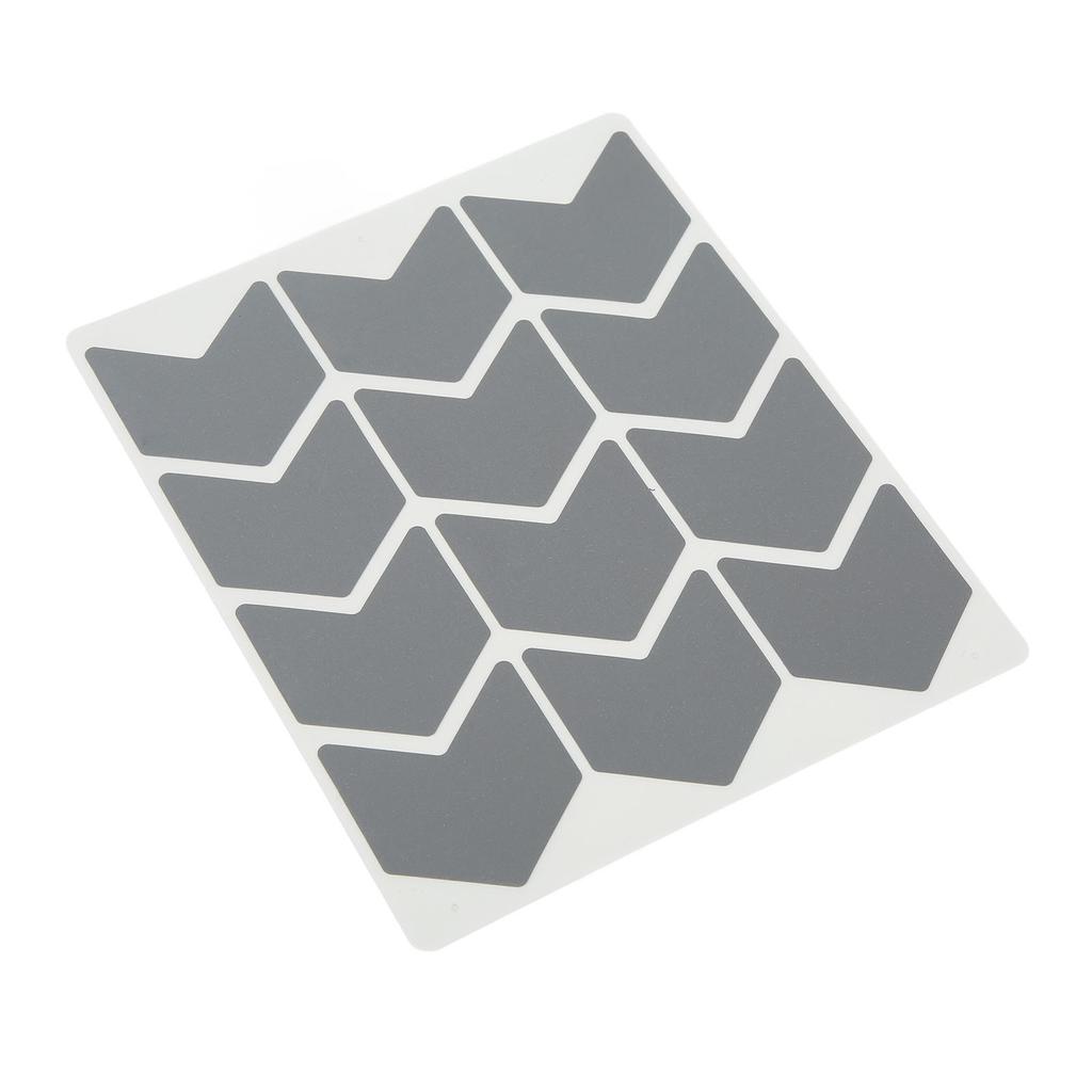 12Pcs Bike Reflective Stickers Waterproof Easy To Install Safety Cycling Wheel Sticker for Road