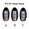 3 Buttons Tpu Fit For Nissan Kicks Altima X-Trail Fuga Navara Leaf Note Sentra Murano Tiida Qashqai J11 J10 Micra Auto Key Fob Cover Case