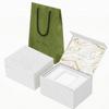 GUCCI Interlocking 925 Sterling Silver Enamel Bangles Unisex Green/Silver 645570-J8410-8136
