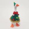 Christmas Tree Goose Outfit Desk Goose Clothes Festive Goose Costume for 7'' Goose Statue Holiday Xmas Table Decoration