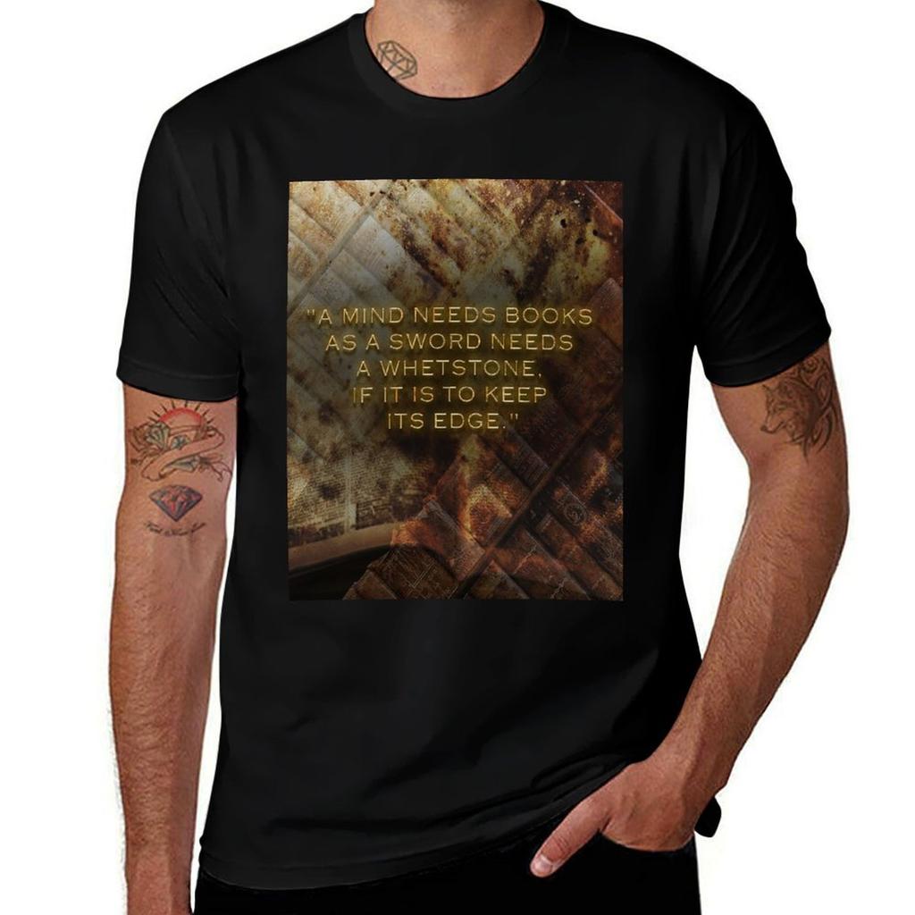 A Mind Needs Books Quote Tshirt Cotton T Shirt Unisex T Shirts For Unisex Pack Cotton T Shirts For Unisex Cotton Funny Tshirt