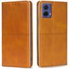 For Motorola Moto G85 5G/S50 Neo 5G Case Card Slots Cowhide Texture Phone Leather Cover