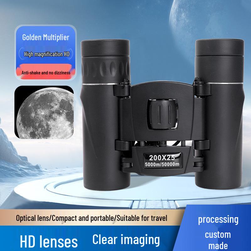200X25 High Power HD Binoculars for Kids - Portable and Colorful Telescope