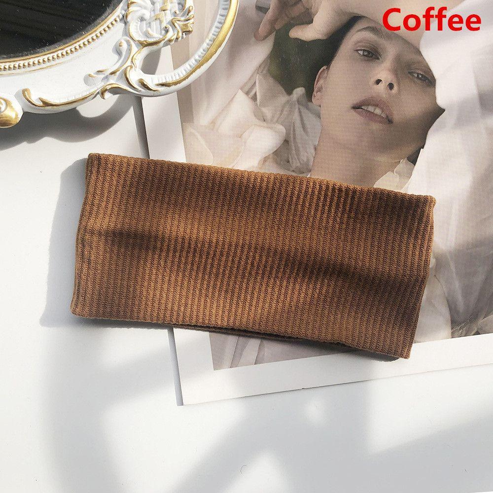 Женские эластичные вязаные повседневные повязки для волос для йоги, широкая повязка на голову, аксессуары для волос, спортивные повязки