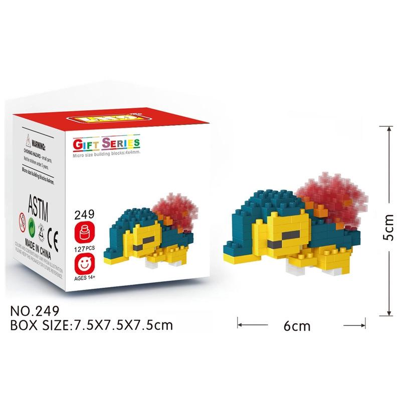 TopLovely Pokemon-Pikachu Series Diy Diamond Building Block Игрушка в подарок на день рождения