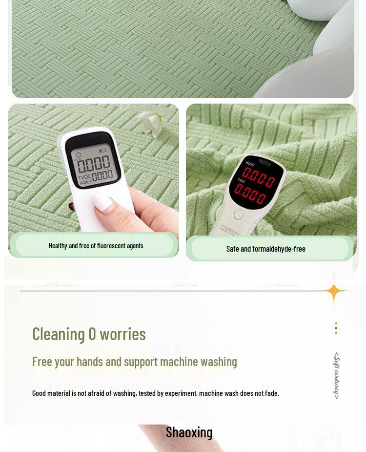 Универсальный нескользящий эластичный чехол для дивана - Однотонный, всесезонный чехол-протектор для подушек с полной оберткой