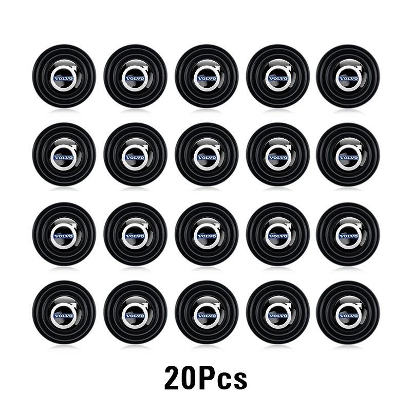 10Pcs Car Door Anti-shock Pad Anti-noise Buffer Gasket Auto Interior For Volvo XC60 XC90 XC40 V60 V40 XC70 V50 S60 S90 EX90 EX30