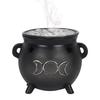 Triple Moon Cauldron Backflow Incense Burner