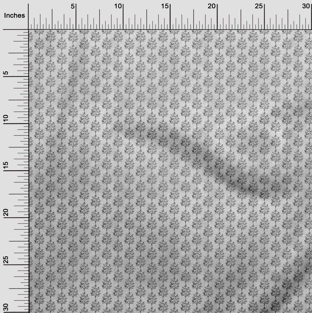 oneOone Хлопковая гибкая серая ткань Азиатская ткань Дабу для шитья напечатанная ремесленная ткань по двору 40 дюймов