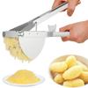 Potato Ricer Stainless Steel Potato Masher Heavy Duty Potato Ricer Masher For Baby Food Fruit Vegetable Juicer