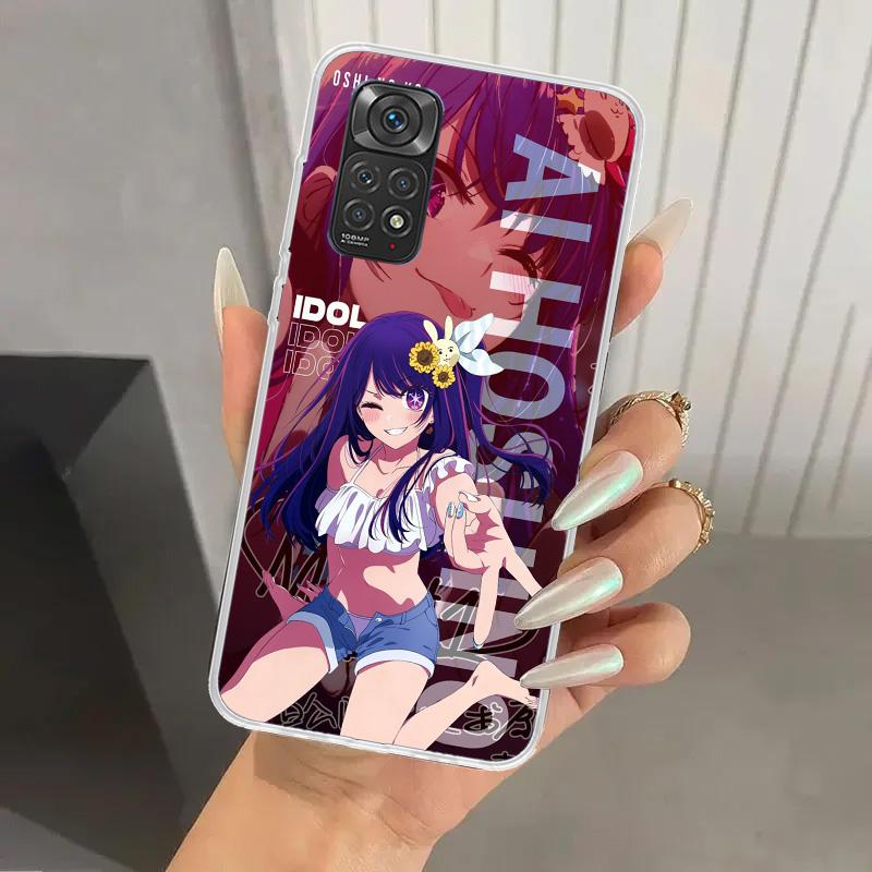 Японское аниме Oshi No Ko Чехол для телефона для Xiaomi Redmi Note 15 14 14S 13 12S 12 Pro 11S 11 Plus 11T 11E 10S Мягкий чехол Print Shell R