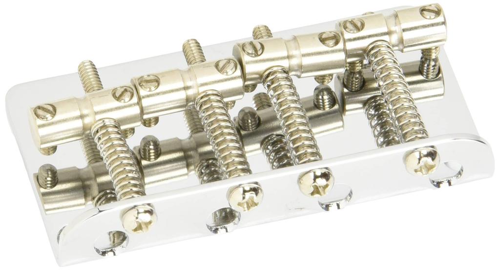 Fender Parts Pure Vintage Jazz Bridge Chrome '70s Bass® Assembly,