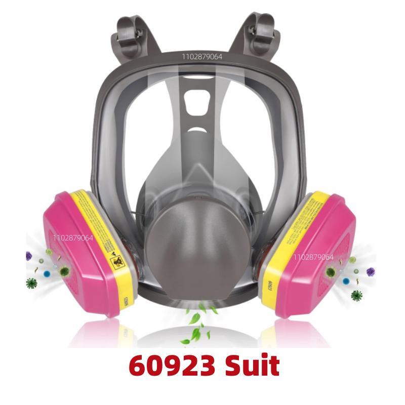 6800 Gas Mask Full Face Respirator] Paint Mask for Painting, Machine Polishing, Welding and Other Work Protection, Gas Mask