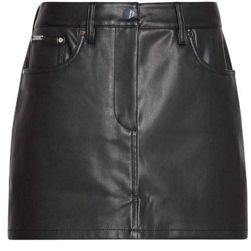 Calvin Klein Womens/Ladies Jeans Leather Mini Skirt