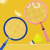Lightweight Children Badminton Rackets Shock Absorbing Sports Game Toys  Sport Accessories
