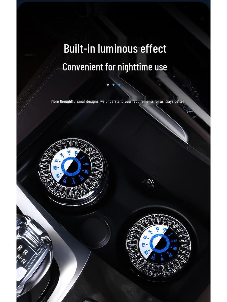 BMW MINI Stylish Covered Metal Ashtray for Interior Decor