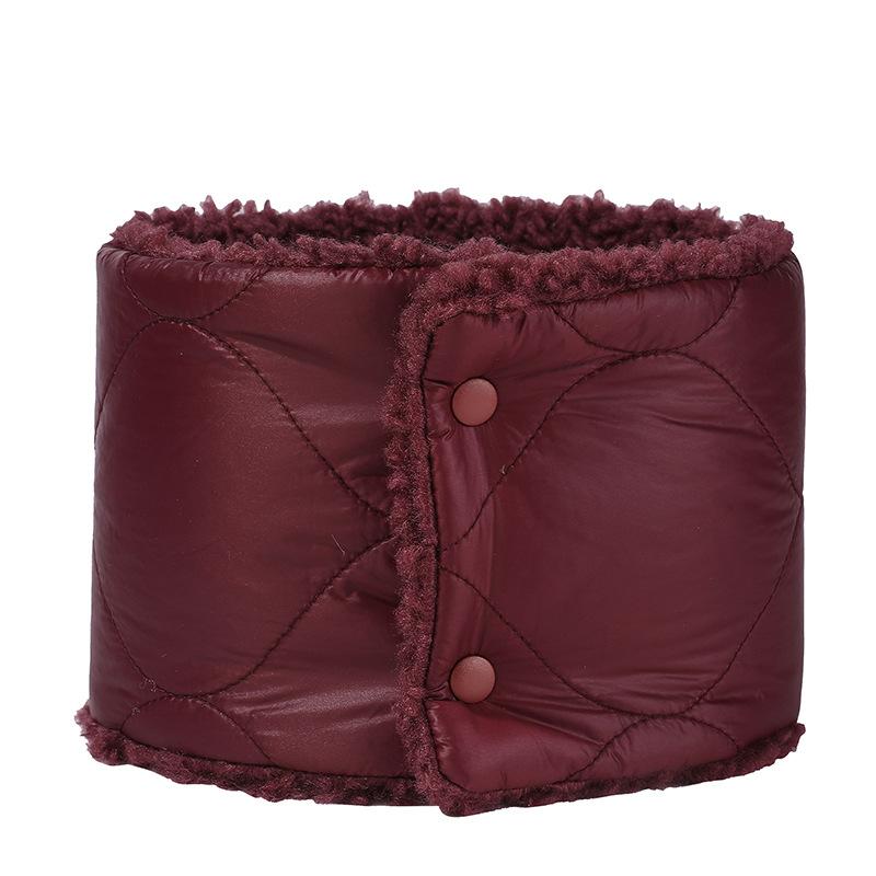 New Thickened Scarf Winter Velvet Neck Protection Scarf Warm Outdoor Double-sided Fashion Neck Cover Ski Windproof