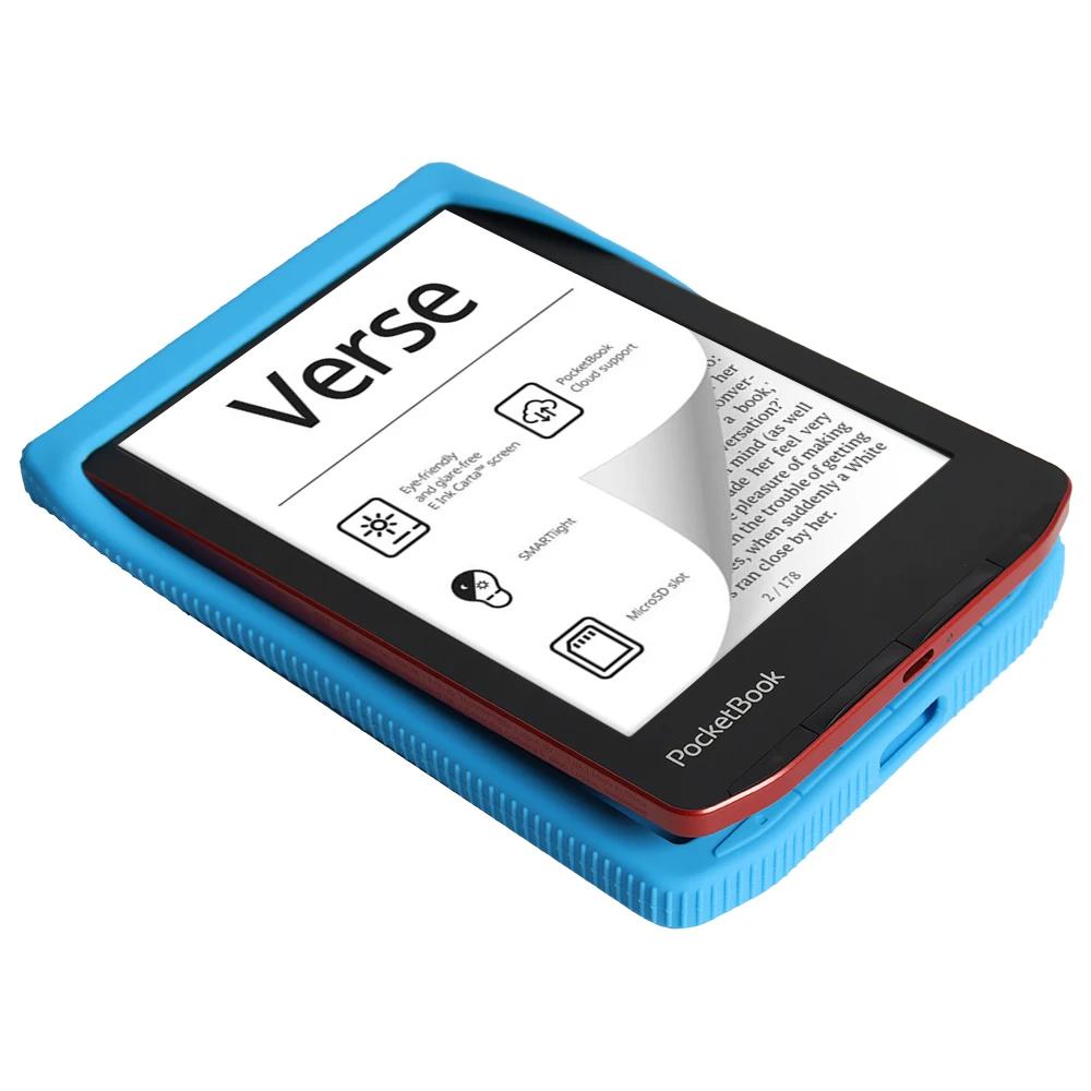 Slim Soft Silicone Back Funda Cover For PocketBook Verse Pro Color Case PB634 PB629 6' EBook Shockproof Protective Shell