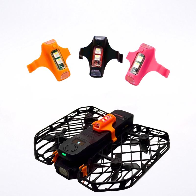 Night Flight LED Strobe Light Warning Signal Searchlight For Hover X1 Pro/Pro Max Aerial Photography Drone DIY Accessories