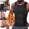 Men Compression Shirt Body Shaper Waist Trainer Sweat Vest Slimming Underwear Sauna Suit Workout Tank Top Undershirt Shapewear