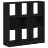 Bookshelf Black Oak Effect 97.5 x 29.5 x 100 cm Engineered Wood