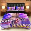Cody Rhodeswwe Pattern Bedding Quilt Set Quilt Cover Pillowcase Home Birthday Gift(1 * duvet cover + 2 * pillowcase, without core)