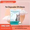 Pet Dental and Ear Cleaning Wipes: Cat & Dog Gloves for Ears and Mouth with Finger Cots