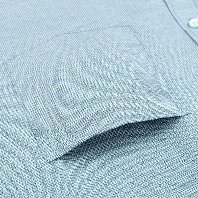 Мужская клетчатая рубашка Shanshan с длинным рукавом в стиле business casual