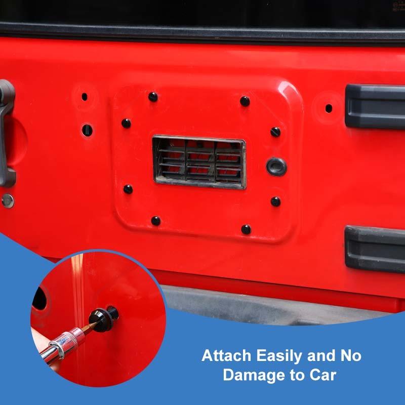 Car Spare Tire Bracket Hole Decorative Screws For Jeep Wrangler JK For Jeep JL For Ford Bronco Exterior Accessories