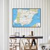 Карта дорог Испании Картина на холсте Настенный художественный постер Школьные принадлежности Украшение для гостиной Товары для путешествий в школу