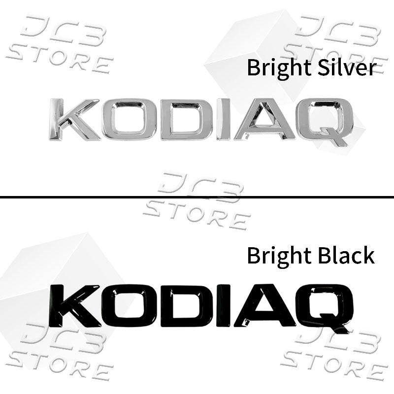 AAABV1 3D Car Styling Metal Rear Trunk Body Sticker For Skoda Octavia Kodiaq Superb Fabia Kamiq Yeti 4x4 Logo Auto Accessories