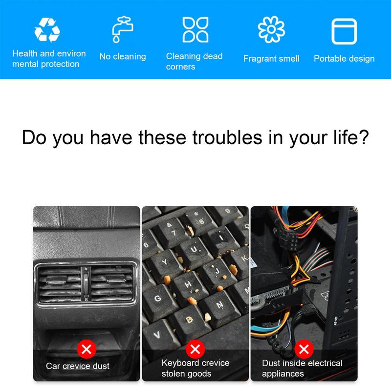 Автомобильный гель для чистки, универсальный гель-очиститель для автомобильной вентиляционной решетки, клавиатуры, автозапчасти для чистки, средство для удаления пыли с приборной панели, автопылесос