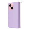 R20 Чехол для iPhone 15 Plus с карманом на молнии, обложка из ПУ кожи с 9 слотами для карт