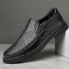 Повседневная обувь из натуральной кожи для мужчин, роскошные брендовые официальные мужские мокасины, удобные мокасины, новые мягкие дышащие туфли для вождения без застежек