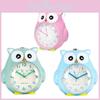Сова Мультяшный Бесшумный Ночник с Говорящим Детским Будильником для Декора Спальни